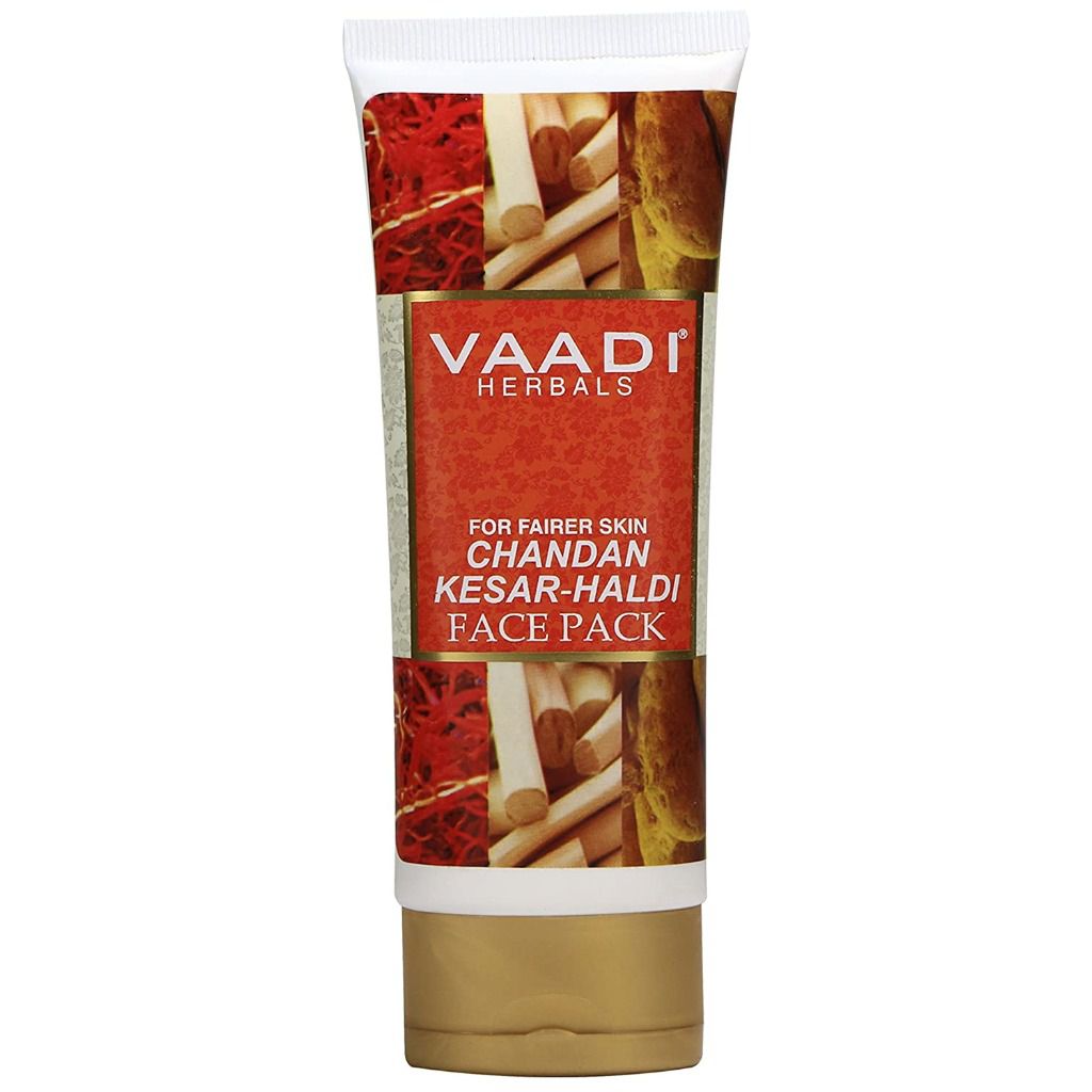 Vaadi Herbals Chandan Kesar Haldi Fairness Face Pack