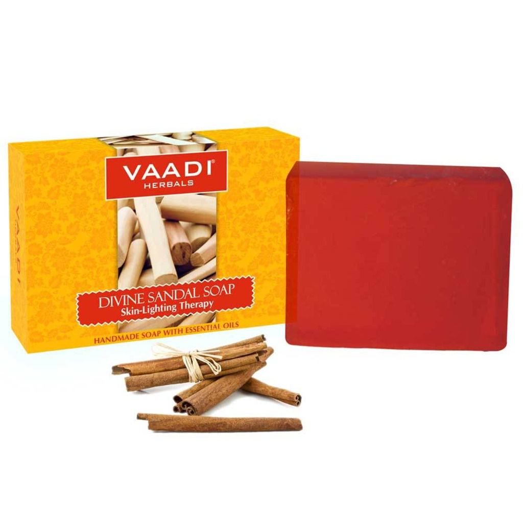 Vaadi Herbals Divine Sandal Soap with Saffron and Turmeric