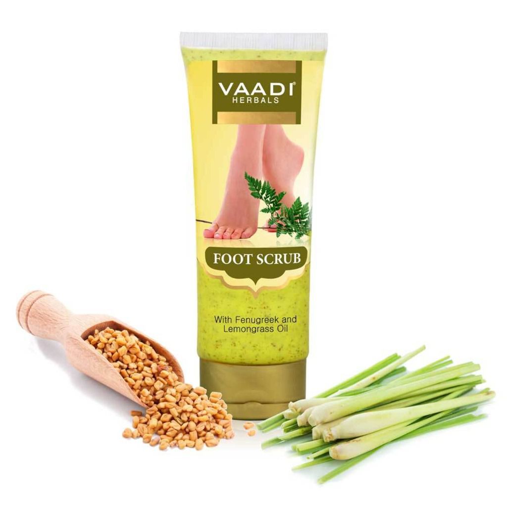 Vaadi Herbals Foot Scrub with Fenugreek and Lemongrass Oil