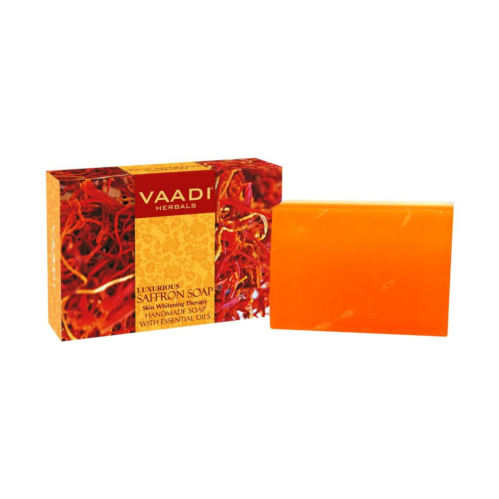 Vaadi Herbals Super Value Luxurious Saffron Skin Whitening Therapy Soap