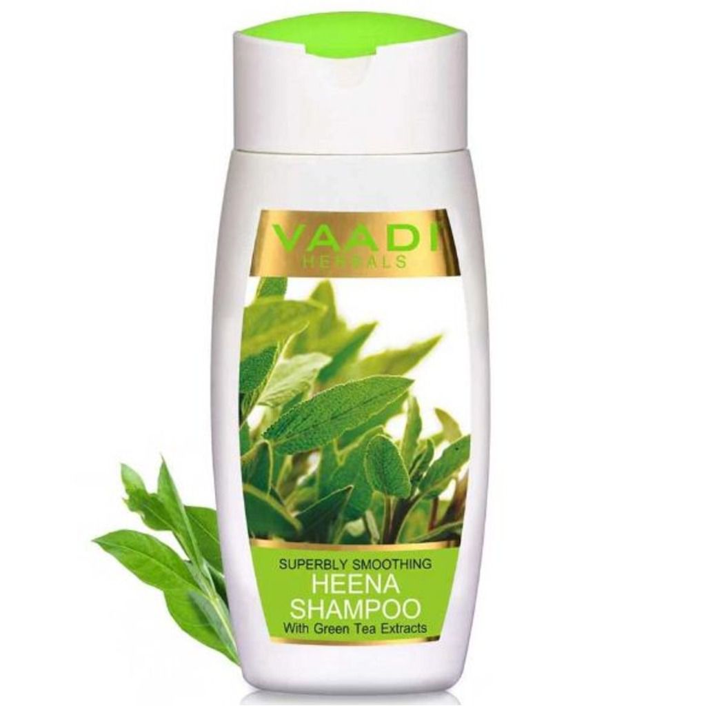 Vaadi Herbals Superbly Smoothing Heena Shampoo with Green Tea Extracts