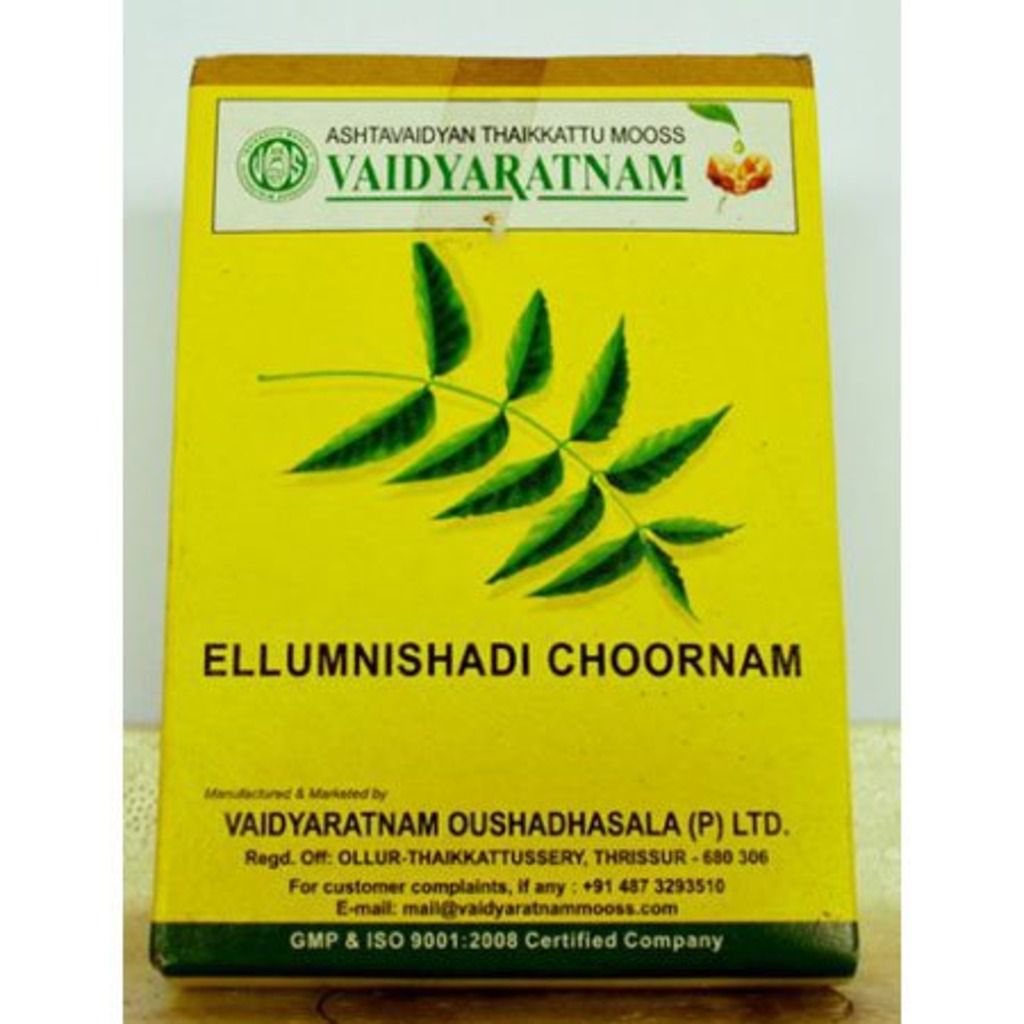 Vaidyaratnam Oushadhasala Ellumnishadi Choornam