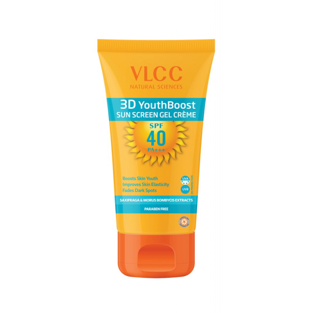 VLCC 3D Youth Boost Sun Screen Gel Creme SPF 40 Pa +++