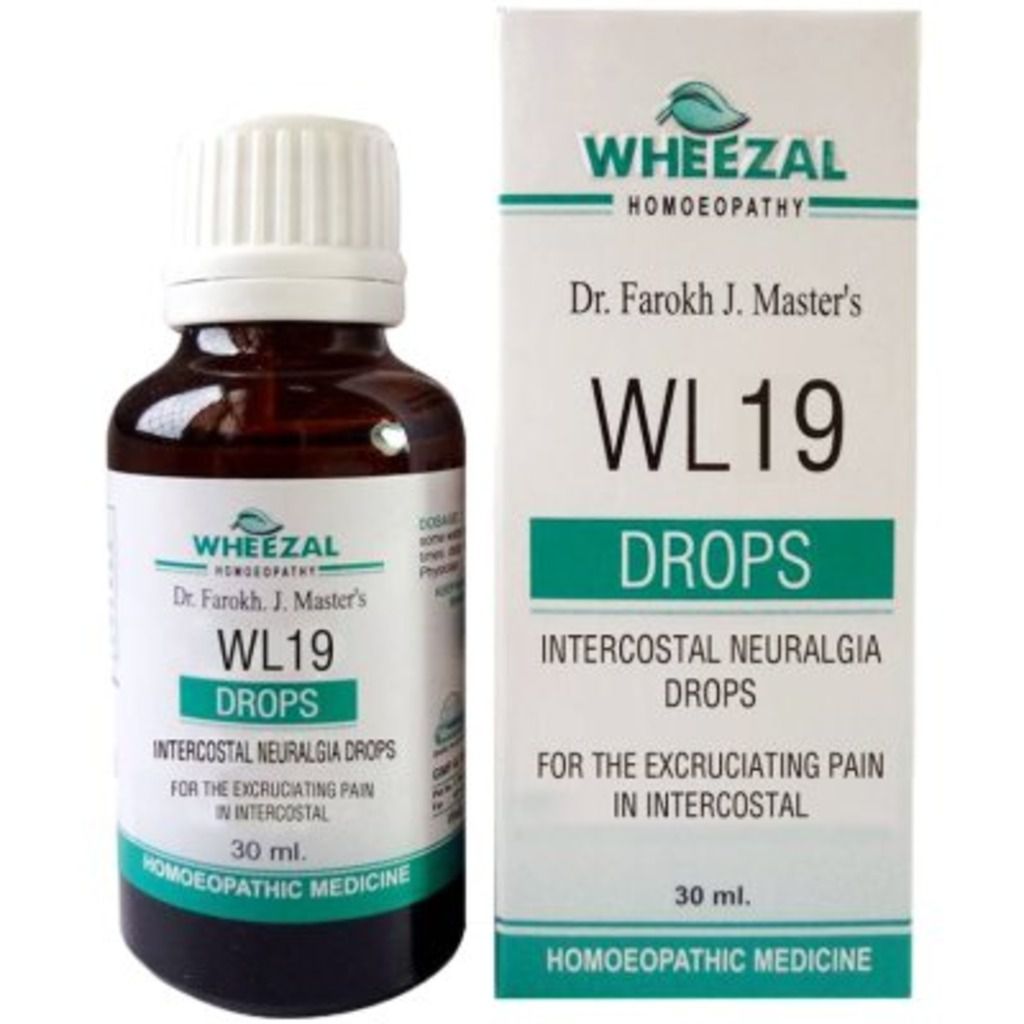 Wheezal WL - 19 Intercostal Neuralgia Drops