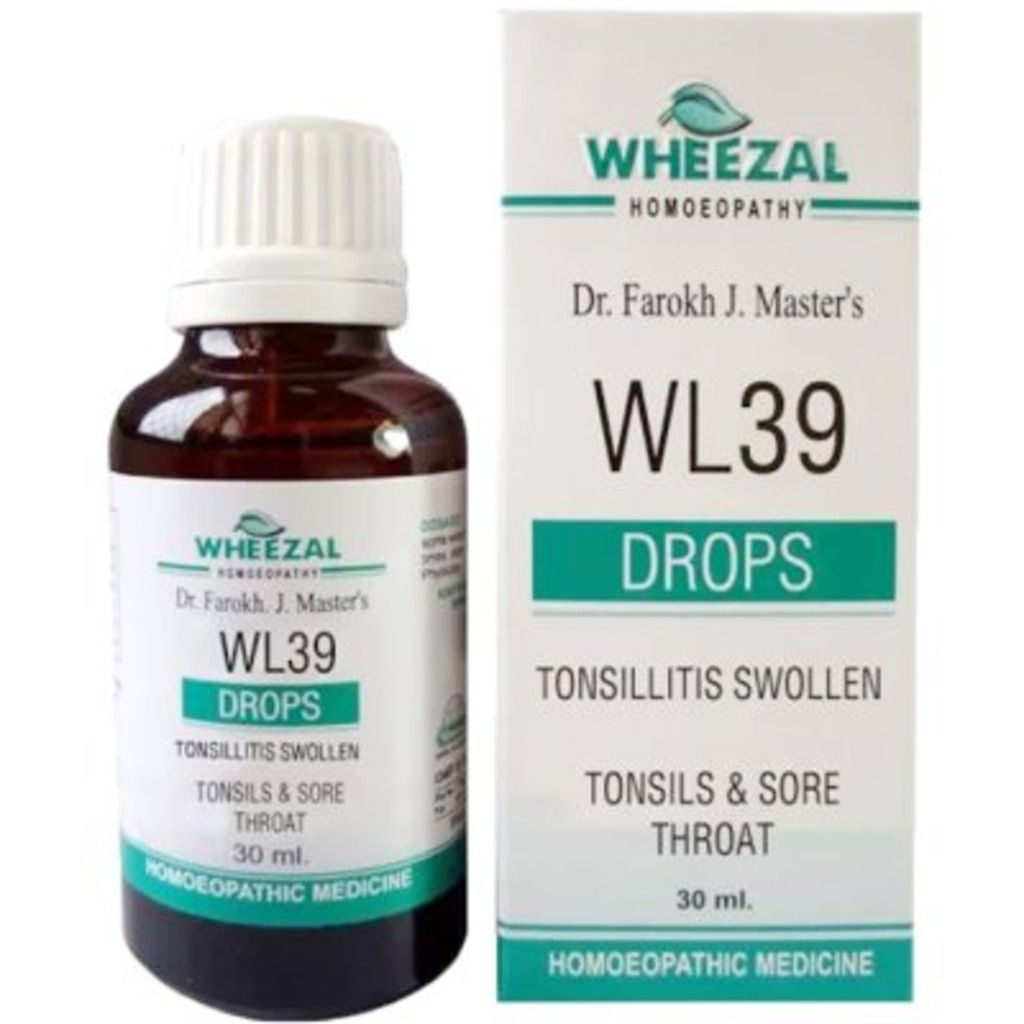 Wheezal WL - 39 Tonsillitis Drops