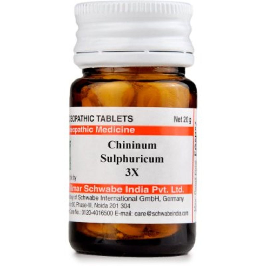 Willmar Schwabe India Chininum Sulphuricum - 3X