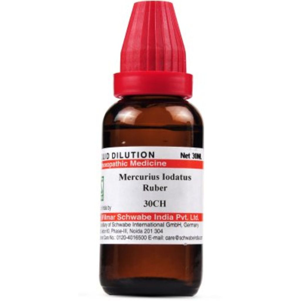 Willmar Schwabe India Mercurius Iodatus Ruber - 30 ml