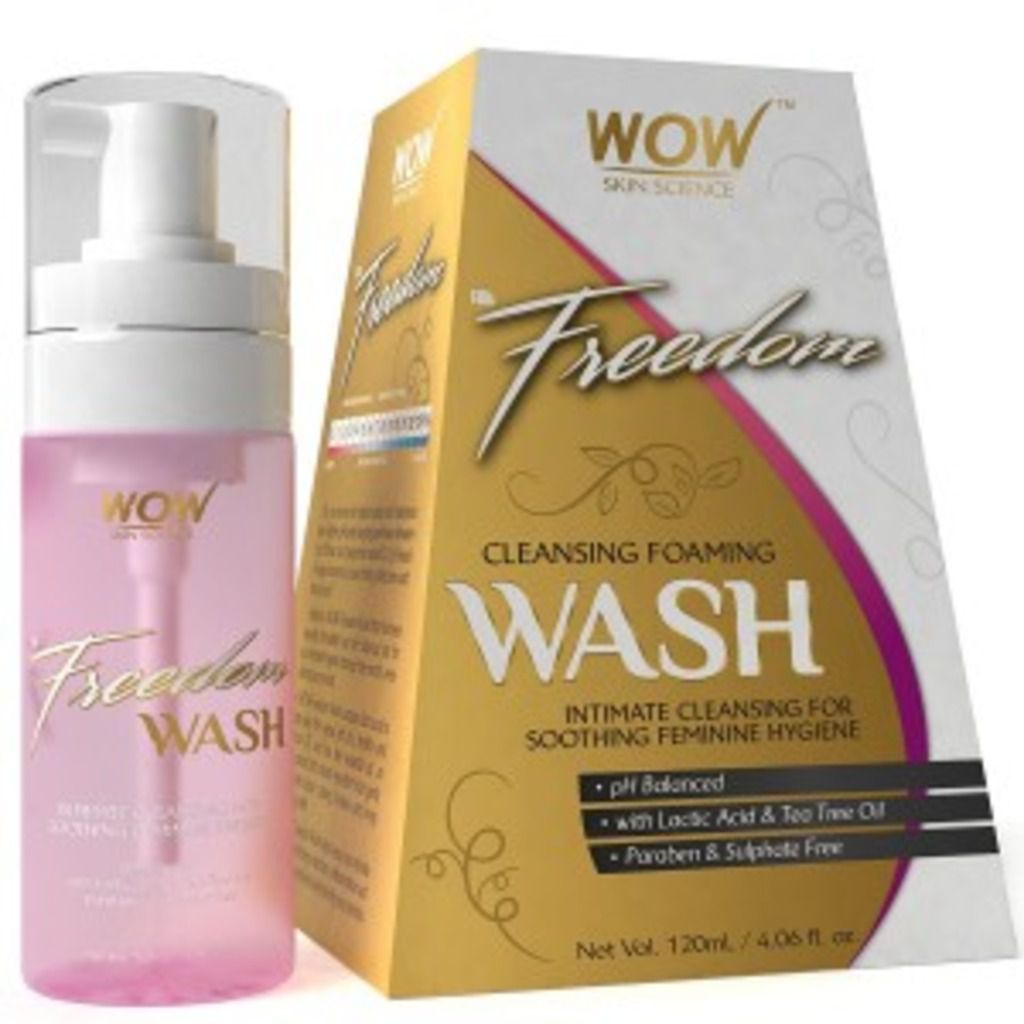 Wow Freedom Intimate Cleansing Foam Wash for Women