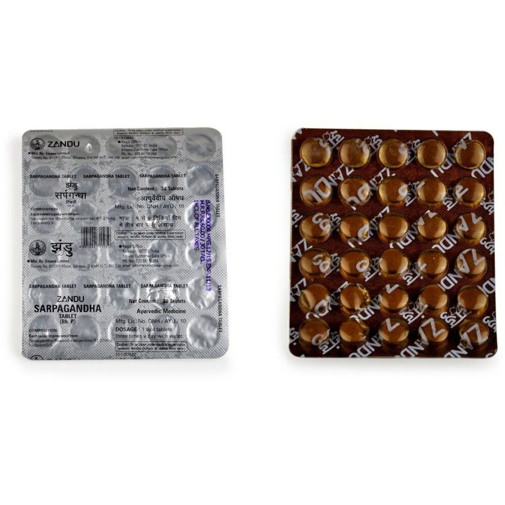 Zandu Sarpagandha Tablets