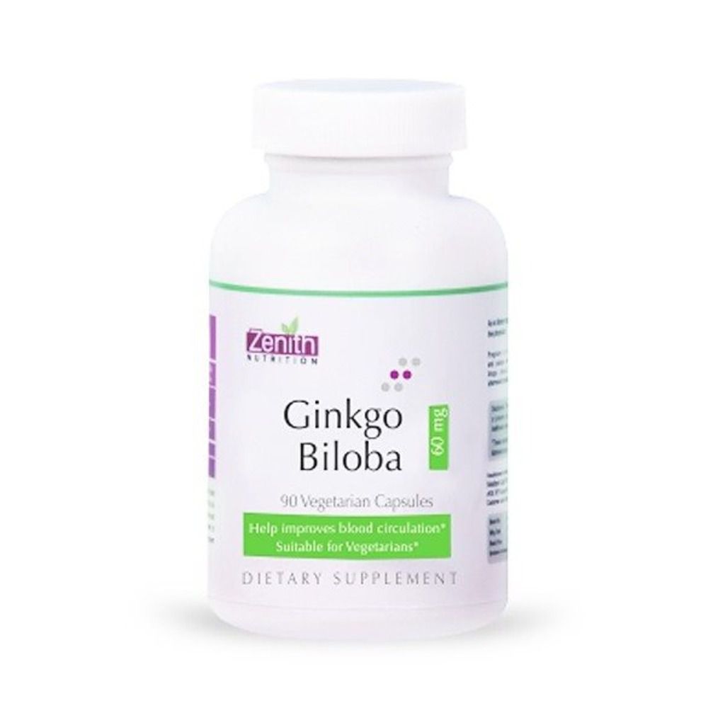 Zenith Nutrition Ginkgo Biloba 60mg