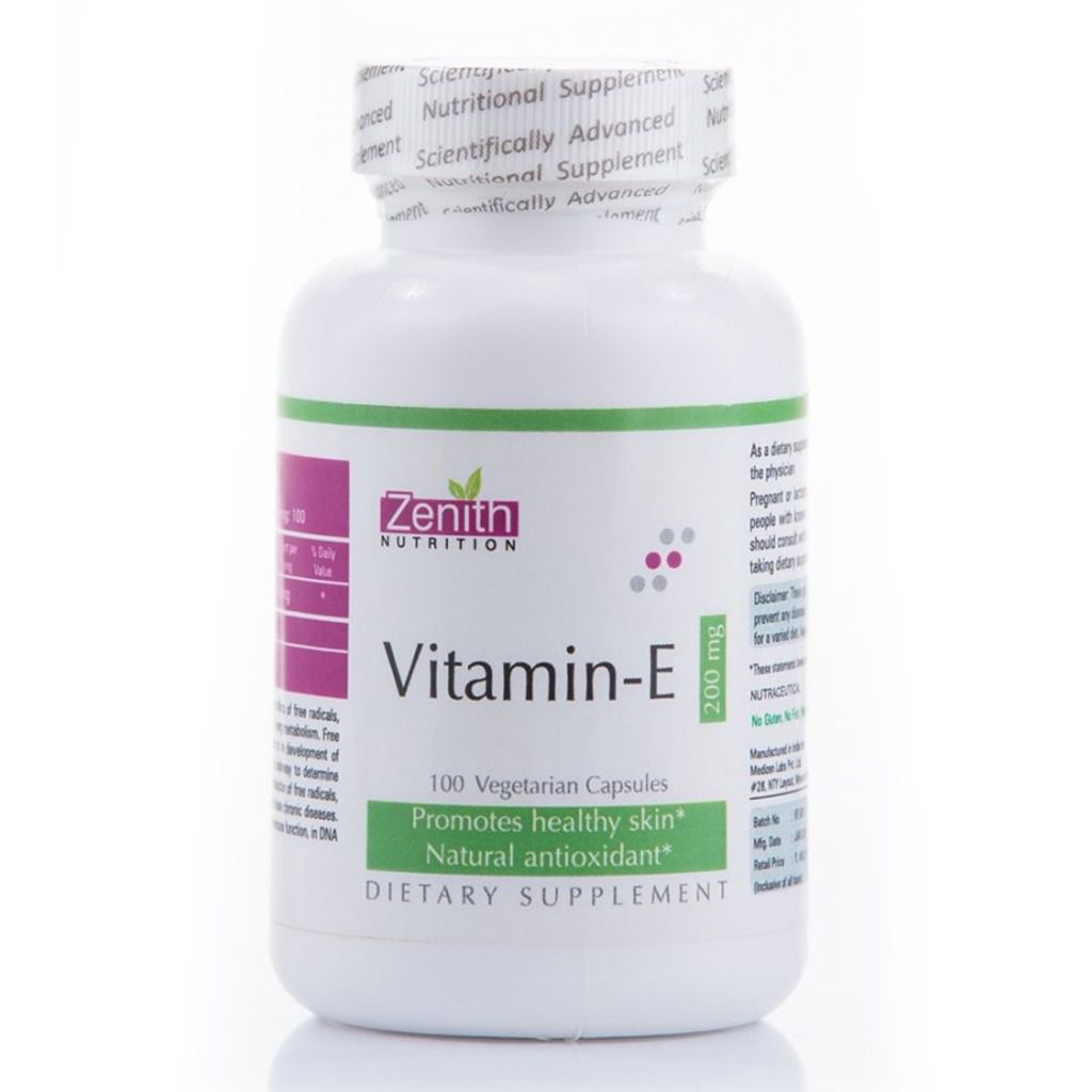 Zenith Nutrition Vitamin E Capsule